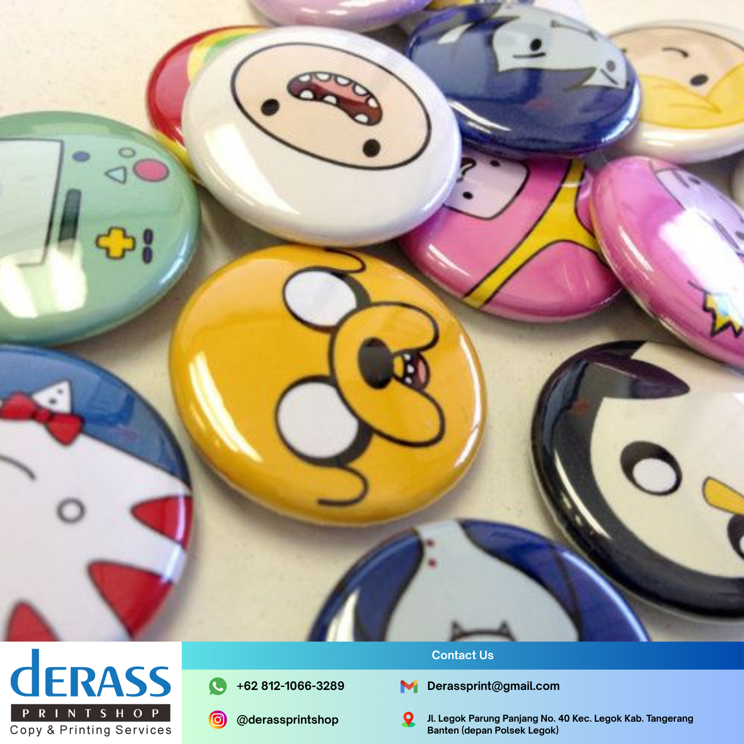 Pin Custom Derass Print Shop
