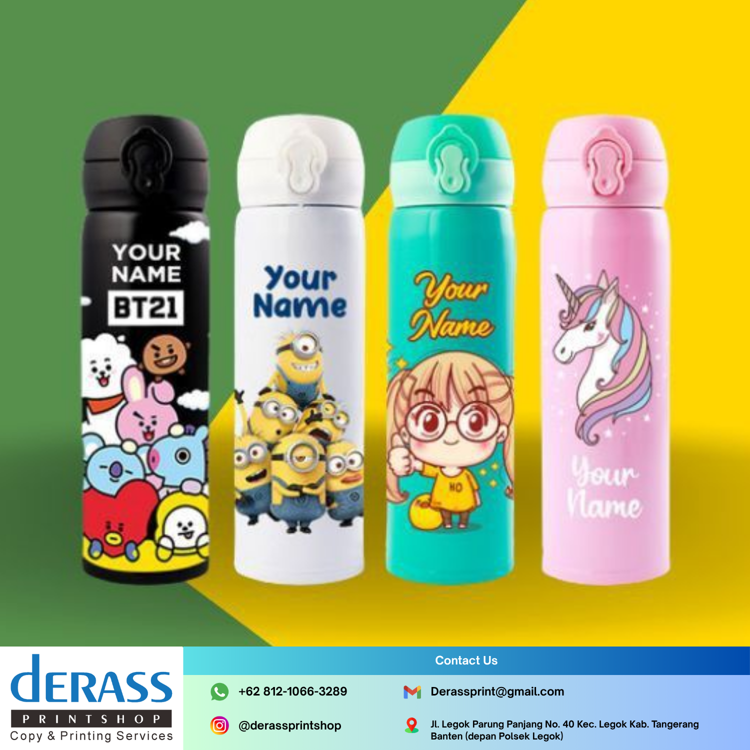 Cetak Tumbler Derass Print Shop